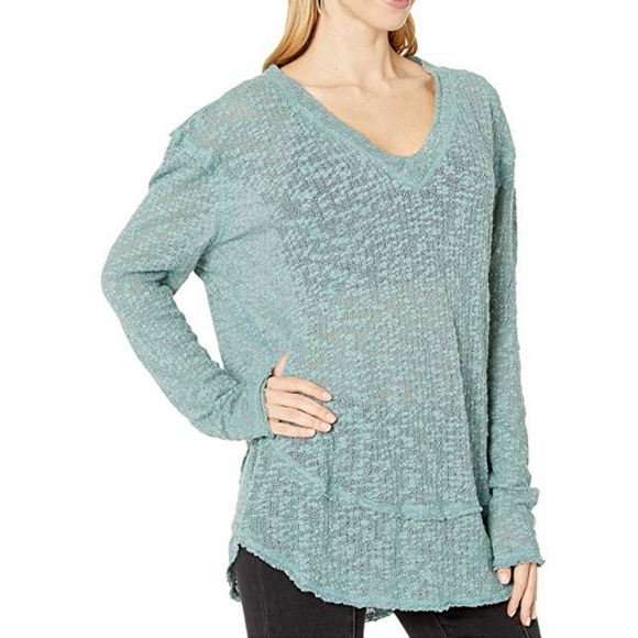 Free People Open Air Hacci Long Sleeve Top - Picture 7 of 7